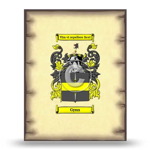 Gynn Coat of Arms Print