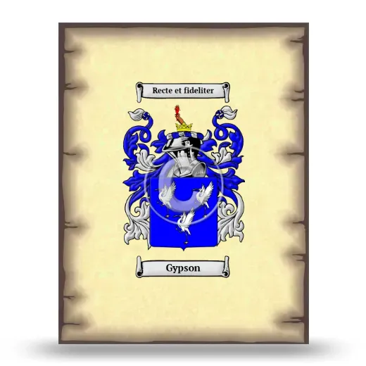 Gypson Coat of Arms Print