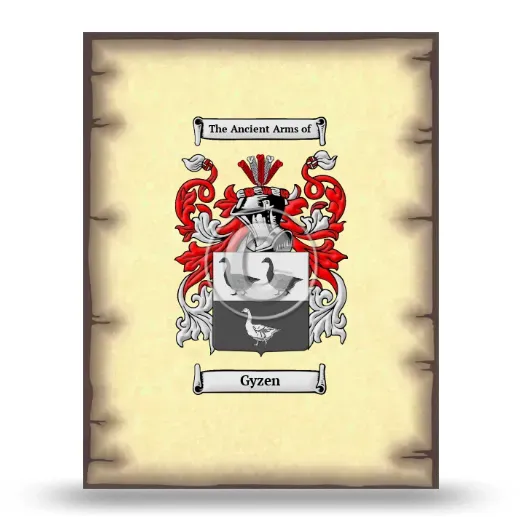 Gyzen Coat of Arms Print