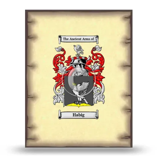 Habig Coat of Arms Print