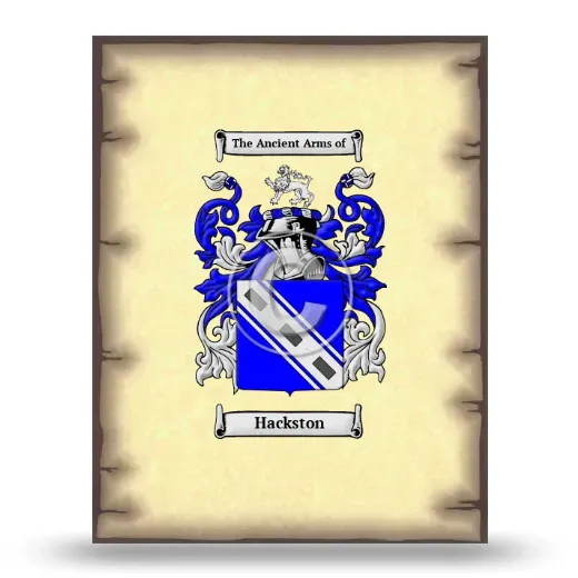 Hackston Coat of Arms Print