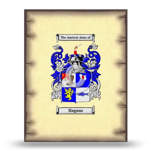 Hagans Coat of Arms Print