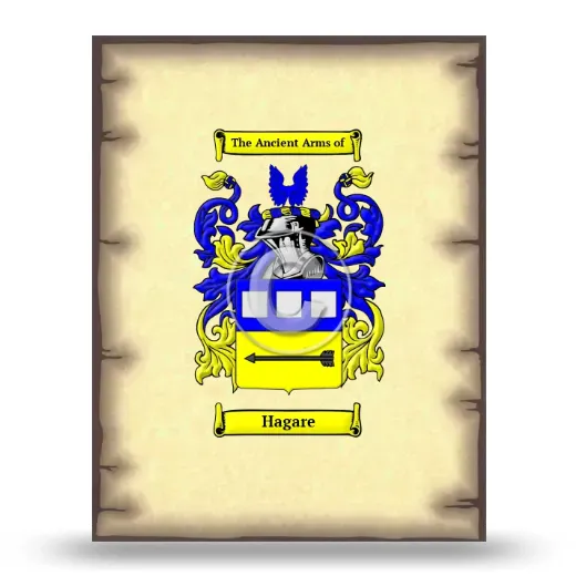 Hagare Coat of Arms Print