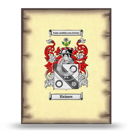 Haimes Coat of Arms Print