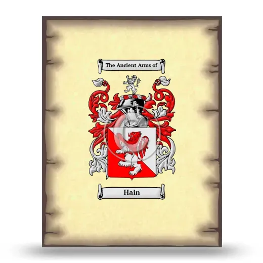 Hain Coat of Arms Print