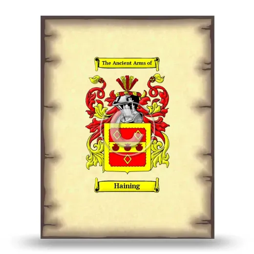 Haining Coat of Arms Print