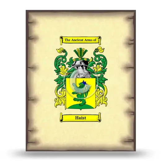 Haist Coat of Arms Print