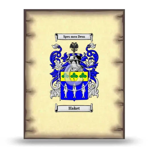 Haket Coat of Arms Print