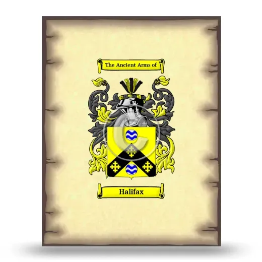 Halifax Coat of Arms Print