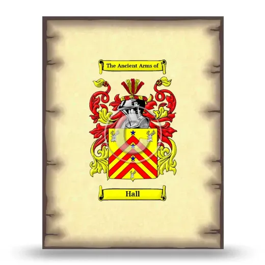 Hall Coat of Arms Print