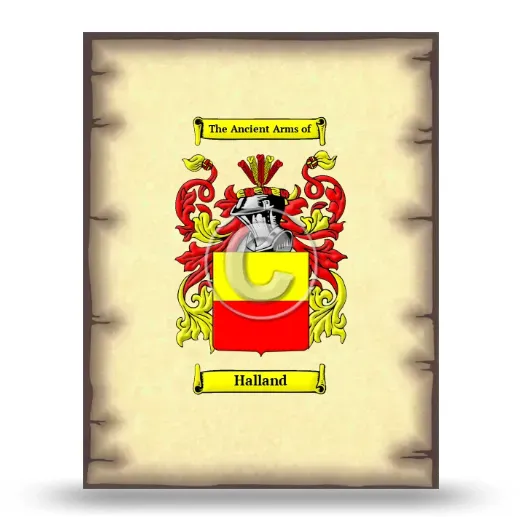 Halland Coat of Arms Print