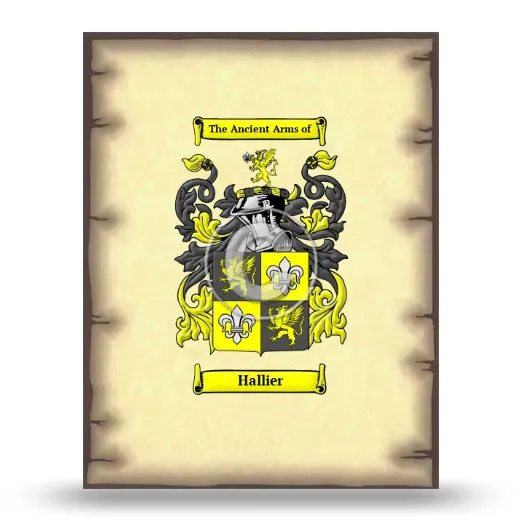 Hallier Coat of Arms Print