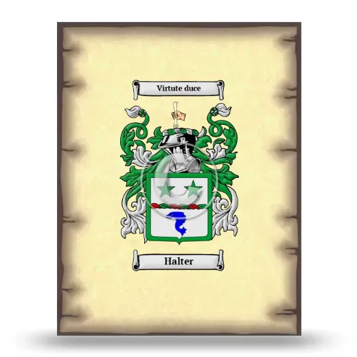 Halter Coat of Arms Print