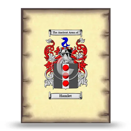 Hamlet Coat of Arms Print