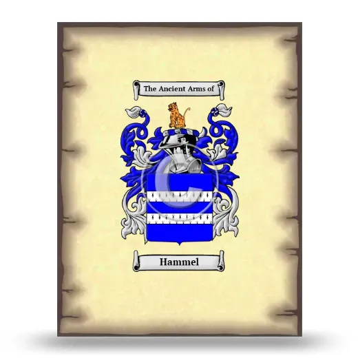 Hammel Coat of Arms Print