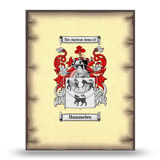 Hammelen Coat of Arms Print