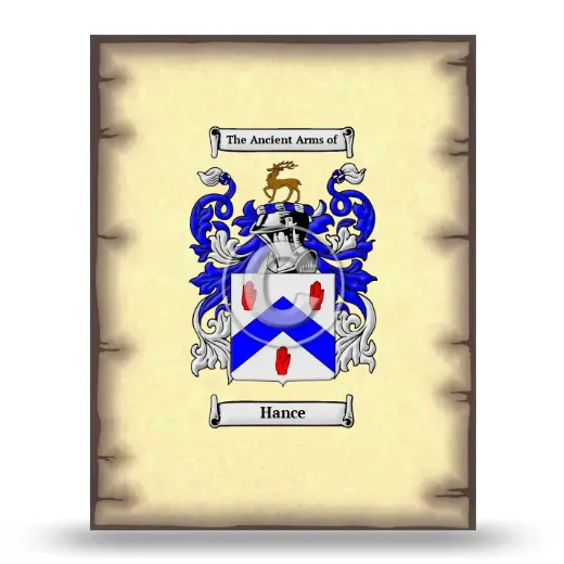 Hance Coat of Arms Print
