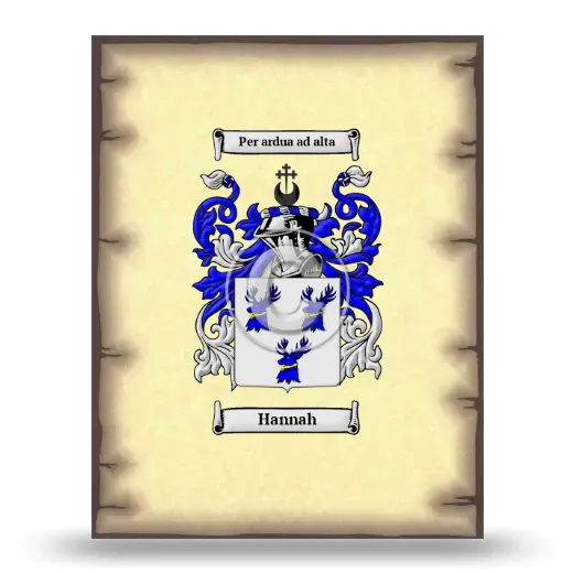 Hannah Coat of Arms Print