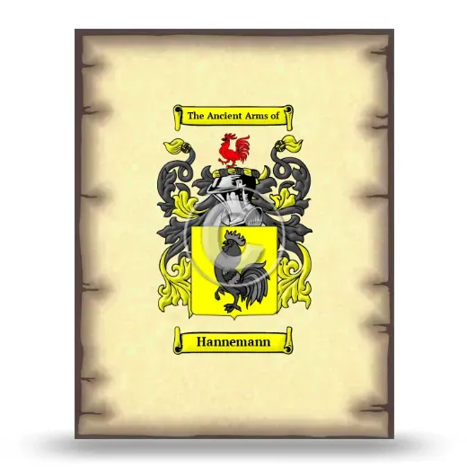 Hannemann Coat of Arms Print