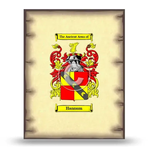 Hannum Coat of Arms Print
