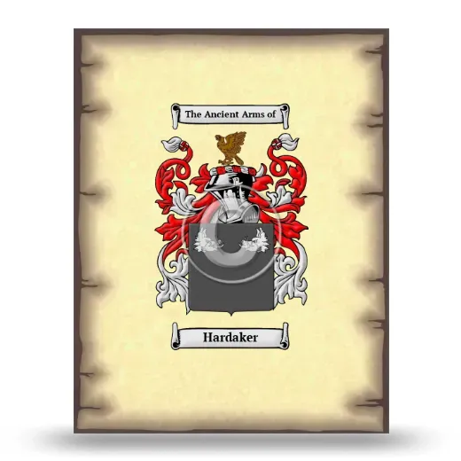 Hardaker Coat of Arms Print