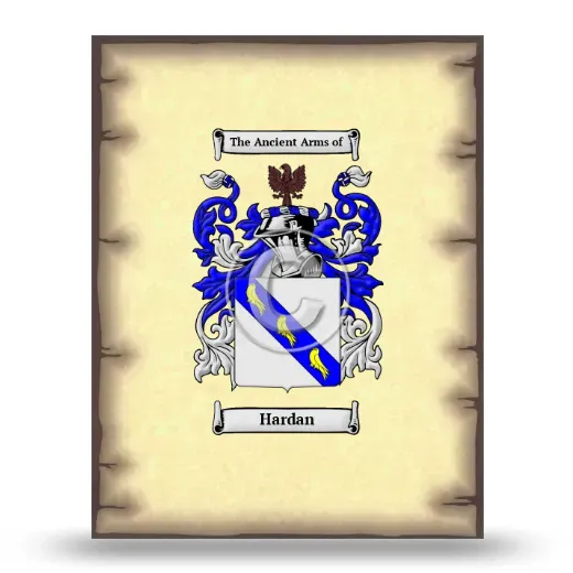 Hardan Coat of Arms Print