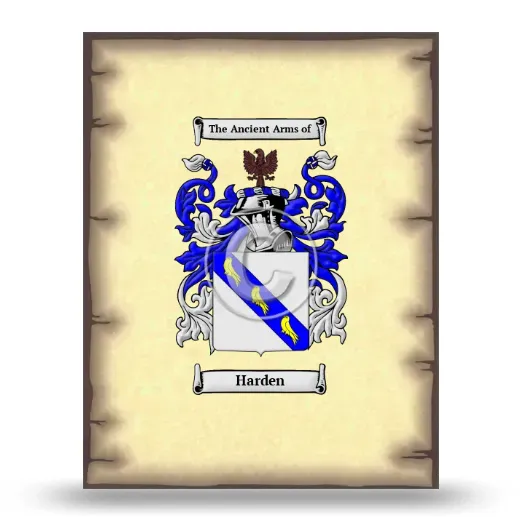 Harden Coat of Arms Print