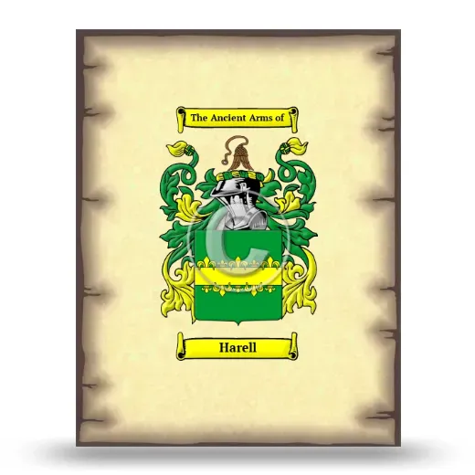 Harell Coat of Arms Print