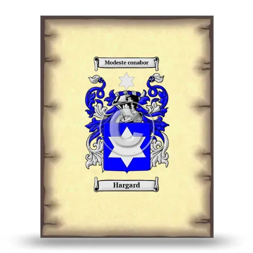 Hargard Coat of Arms Print