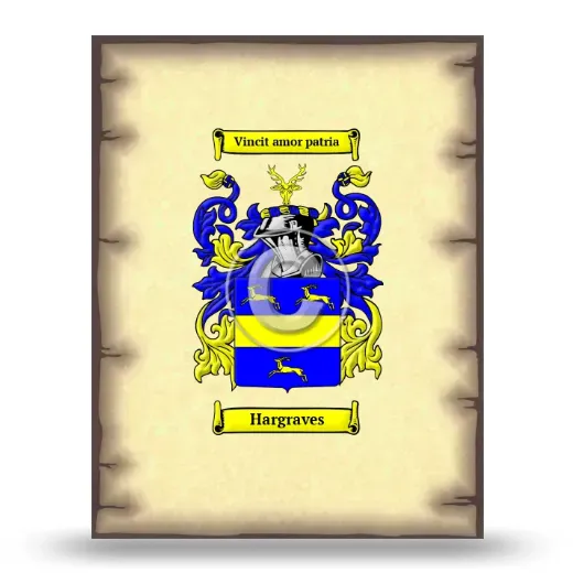 Hargraves Coat of Arms Print