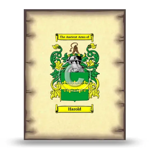 Harold Coat of Arms Print