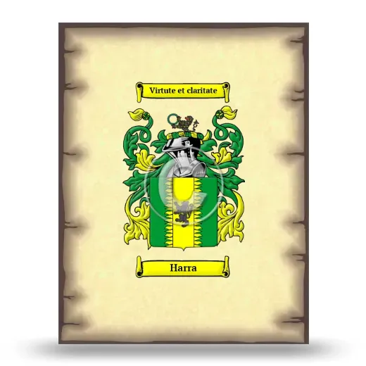 Harra Coat of Arms Print