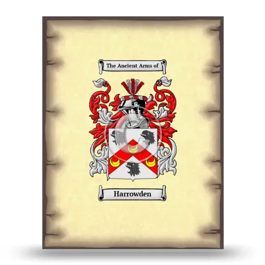 Harrowden Coat of Arms Print