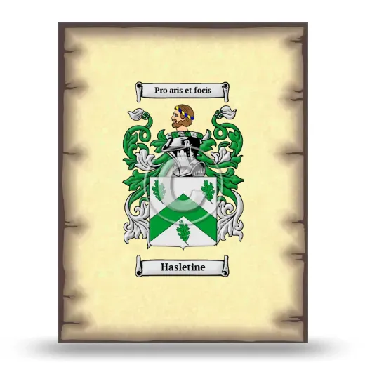 Hasletine Coat of Arms Print