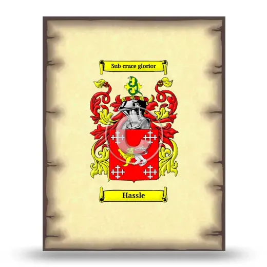Hassle Coat of Arms Print