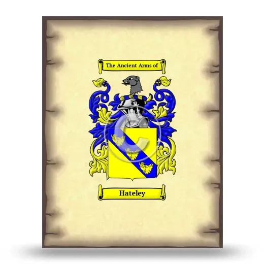 Hateley Coat of Arms Print