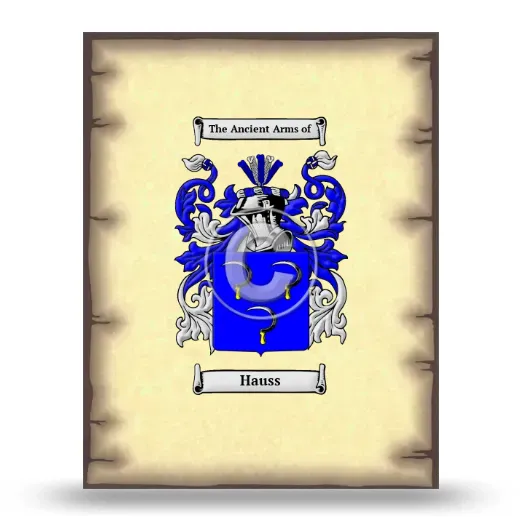 Hauss Coat of Arms Print