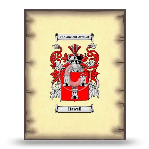 Hawell Coat of Arms Print