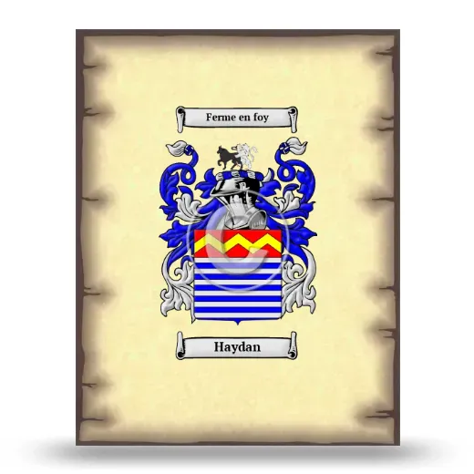 Haydan Coat of Arms Print