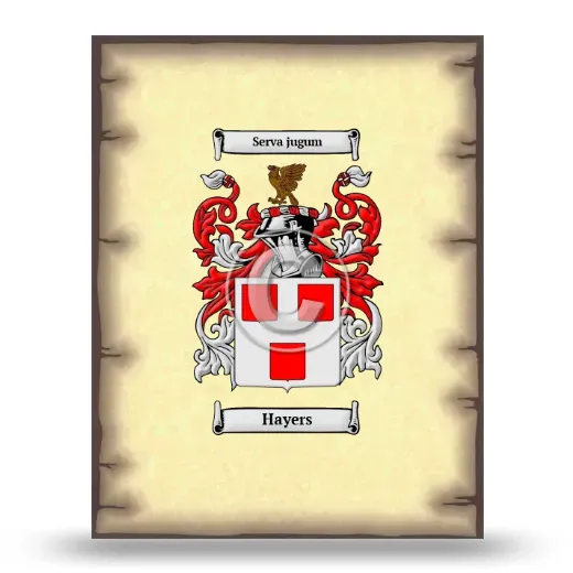 Hayers Coat of Arms Print