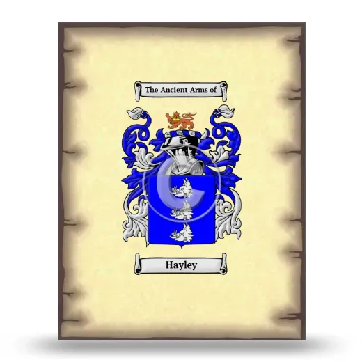 Hayley Coat of Arms Print