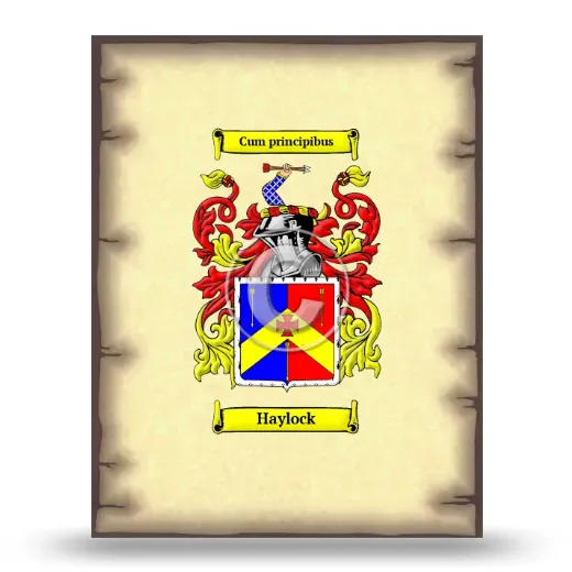 Haylock Coat of Arms Print