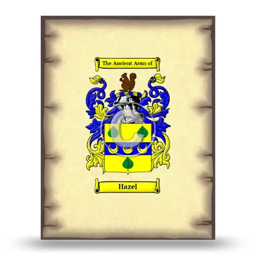 Hazel Coat of Arms Print