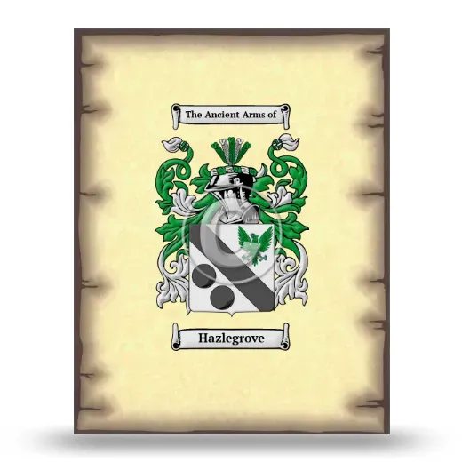 Hazlegrove Coat of Arms Print