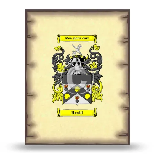 Heald Coat of Arms Print