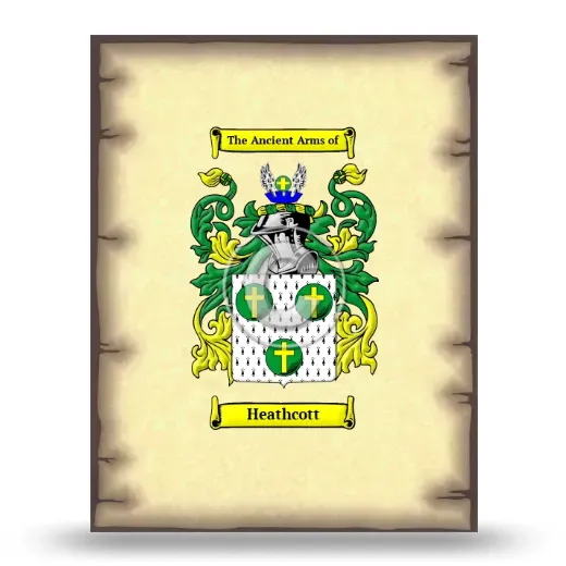 Heathcott Coat of Arms Print