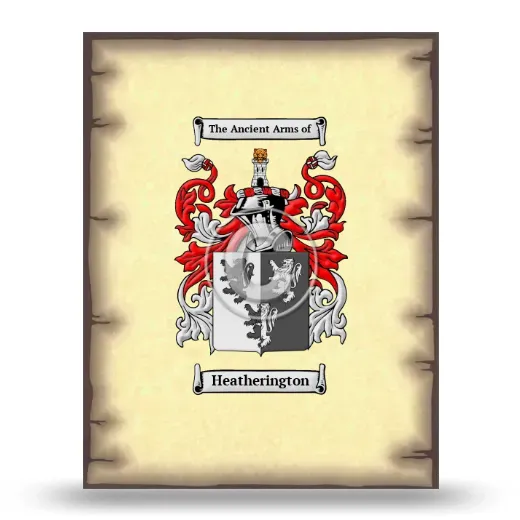 Heatherington Coat of Arms Print