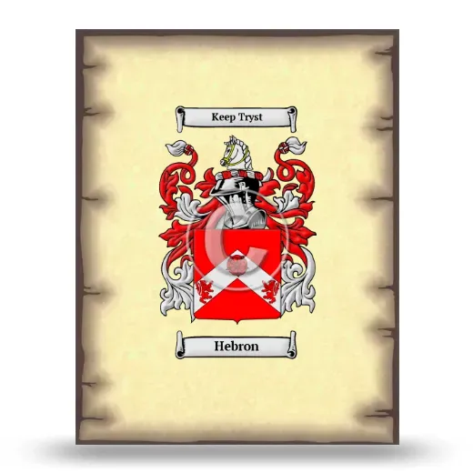 Hebron Coat of Arms Print