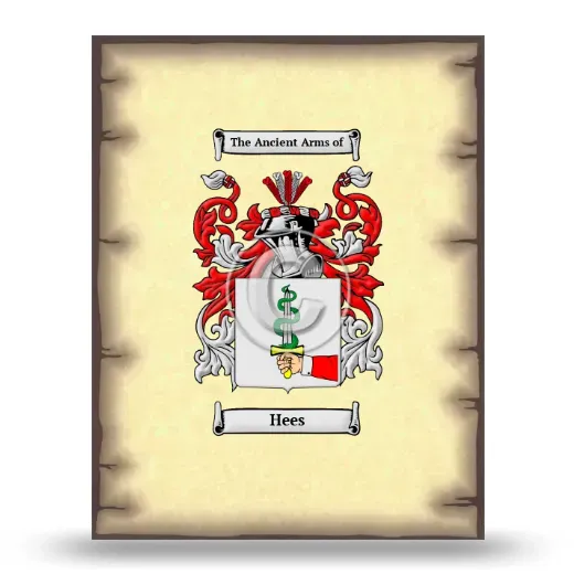 Hees Coat of Arms Print