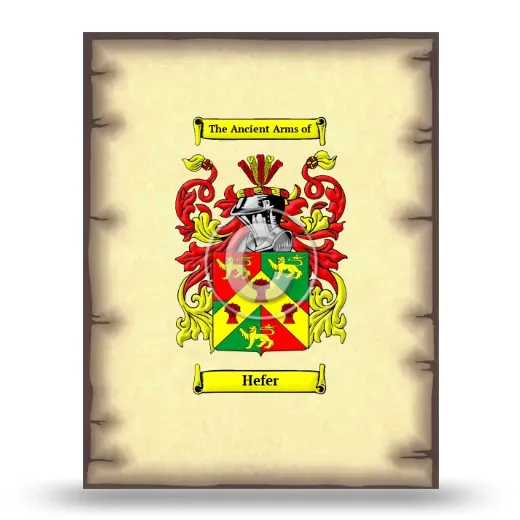 Hefer Coat of Arms Print